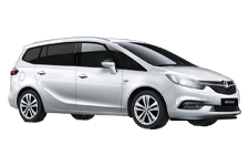 Van Rental Gatwick - Vauxhall Zafira 5 + 2 - Minibus hire Gatwick